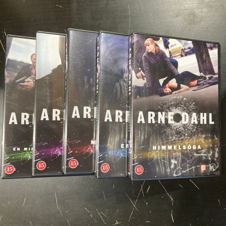 Arne Dahl 6-10 (kausi 2) 5DVD (VG+/M-) -jännitys-